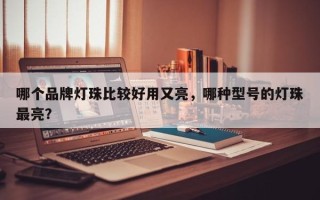 哪个品牌灯珠比较好用又亮，哪种型号的灯珠最亮？