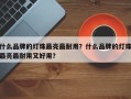 什么品牌的灯珠最亮最耐用？什么品牌的灯珠最亮最耐用又好用？