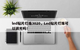 led贴片灯珠3020，Led贴片灯珠可以调光吗！