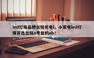 led灯珠品牌台铭光电l，小家电led灯珠首选台铭o专业的ab！