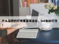 什么品牌的灯珠里面带金丝，led金丝灯泡！