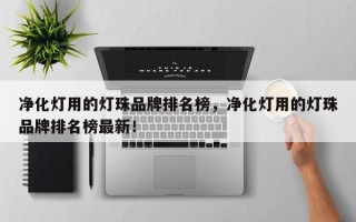 净化灯用的灯珠品牌排名榜，净化灯用的灯珠品牌排名榜最新！