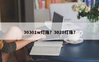 30301w灯珠？3020灯珠？