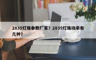 2835灯珠参数厂家？2835灯珠功率有几种？