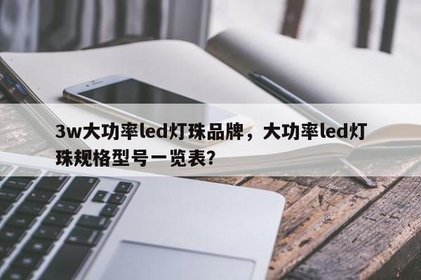 3w大功率led灯珠品牌，大功率led灯珠规格型号一览表？-第1张图片-LED灯珠-LED灯珠贴片-LED灯珠厂家台宏光电